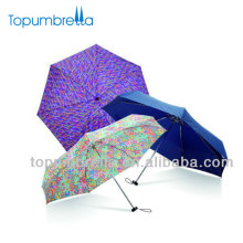 Quadratischer Regen-Regenschirm, der sublimierten Druckschirm faltet